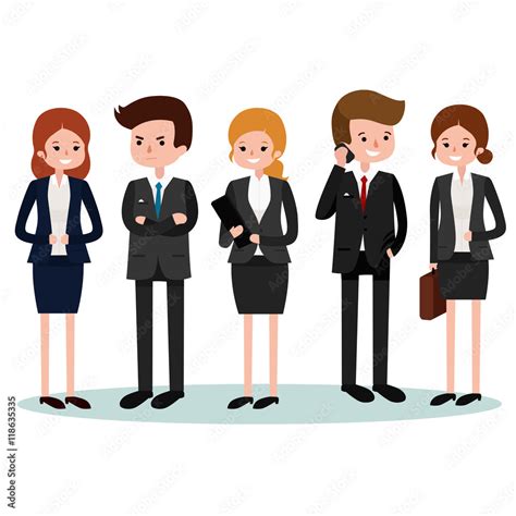 Cartoon Business People Images .
